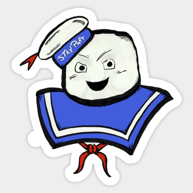 Mr. Stay Puft Sticker by Ghostbustersmedicorps